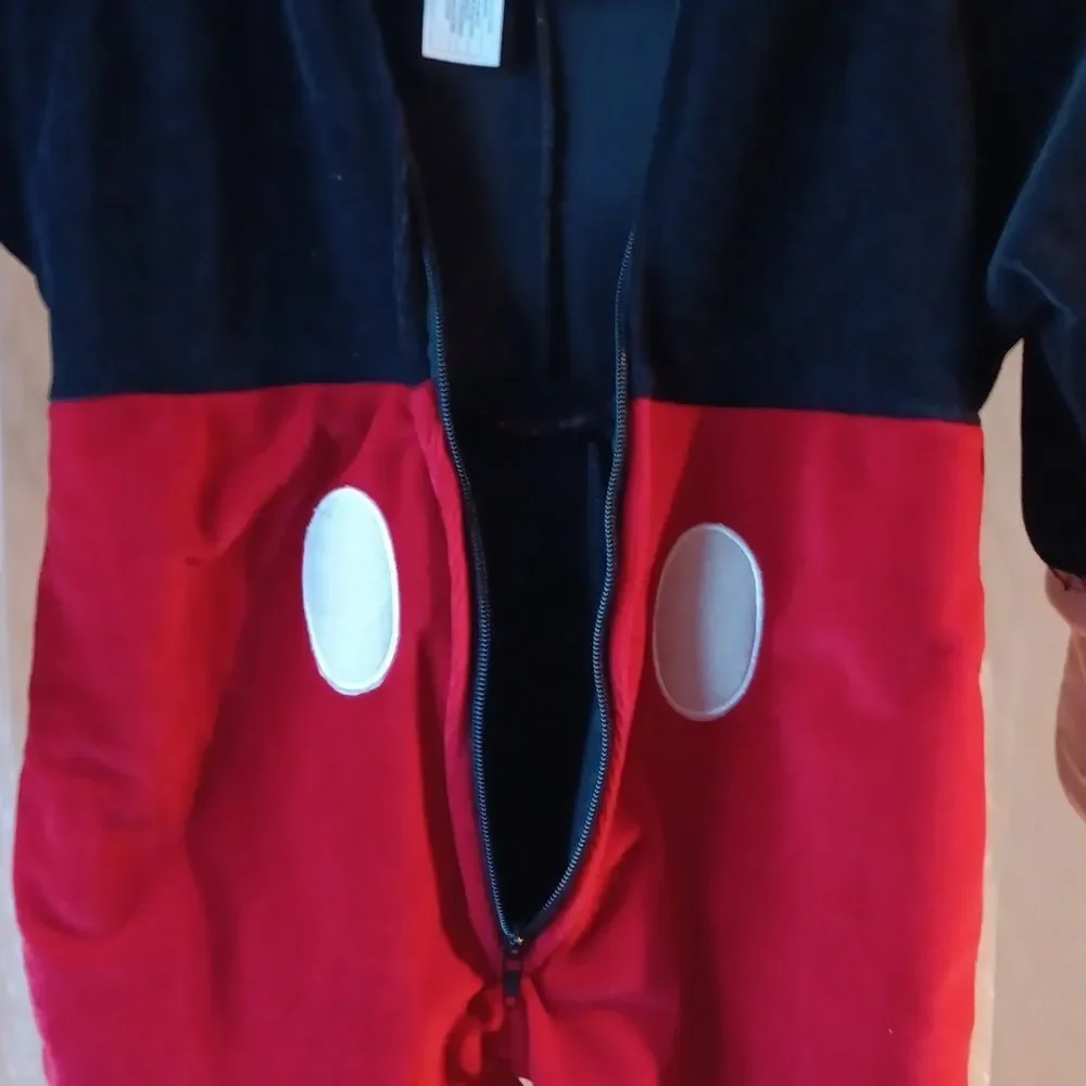 Kids Mickey Mouse Costume - Black and Red Size 6-12 Months Preowned - Picture 4 of 12